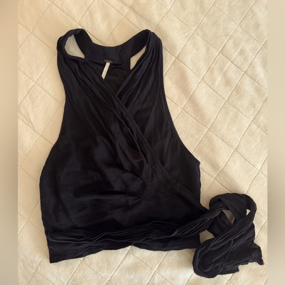 Free People Wrap Crop Top